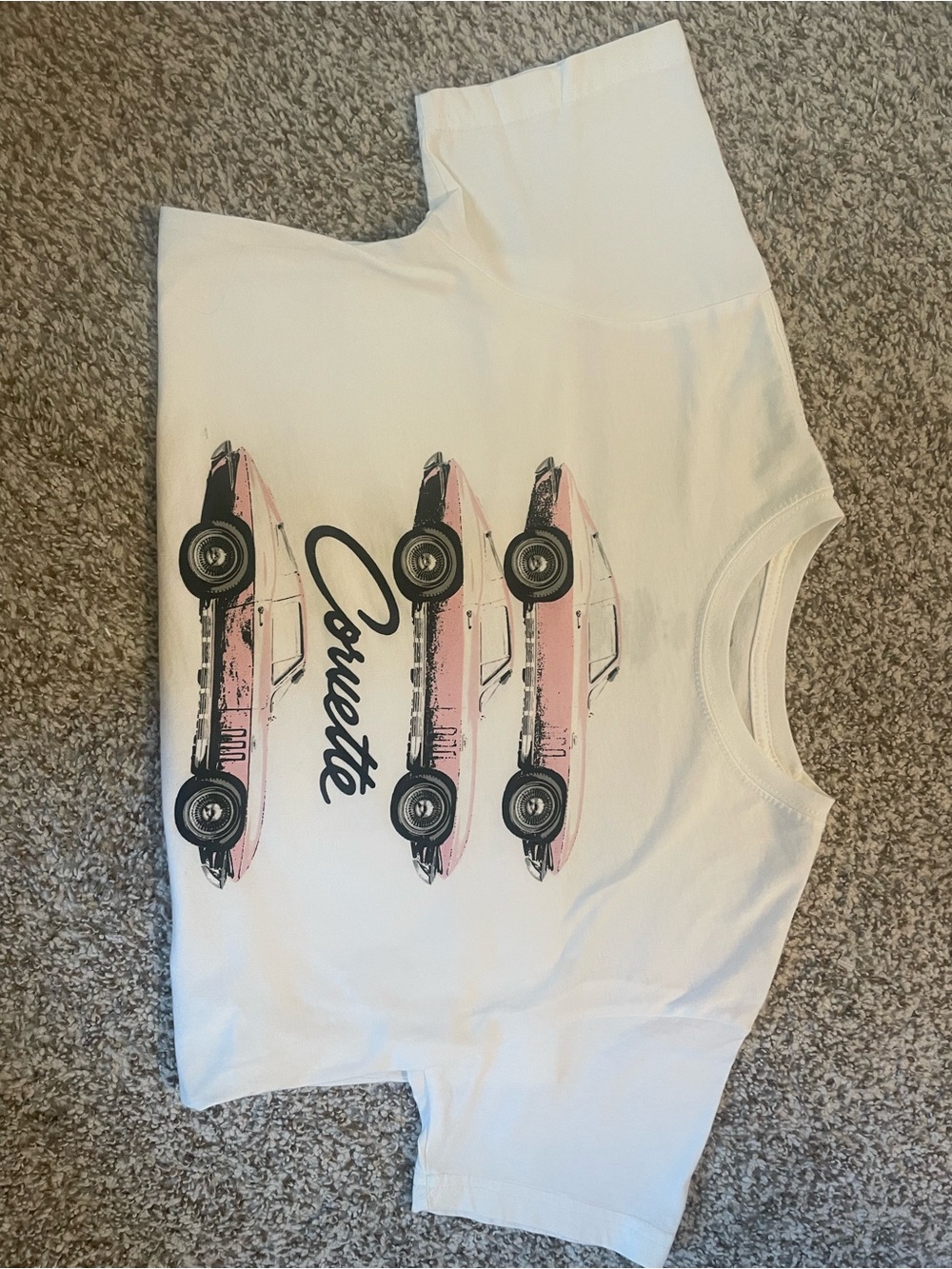 White Corvette Tee